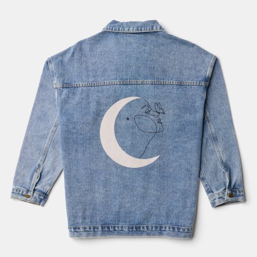 Vrouw Denim Jacket (Achterkant)