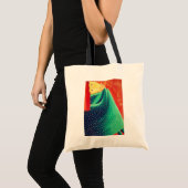 Vrouw denkt aan fijne kunstschilderijen tote bag (Voorkant (product))