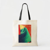 Vrouw denkt aan fijne kunstschilderijen tote bag (Voorkant)