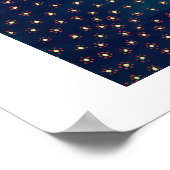 Vrouw denkt aan het schilderen van hedendaagse kun poster (Hoek)