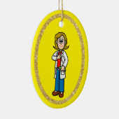 Vrouw Dentist Ornament (Rechts)