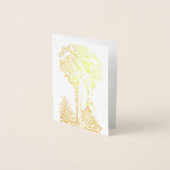 Vrouw die appels plukt Happy Birthday Folie Kaarten (Voorkant)