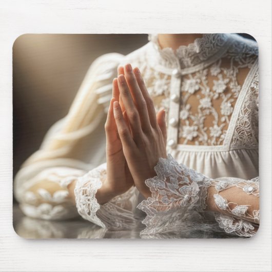 Vrouw die bidt muismat (Voorkant)