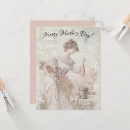 vrouw die bloemen aantrekt