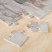 vrouw die bloemen aantrekt legpuzzel (Zijkant)