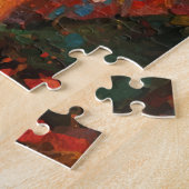 Vrouw die Cactus Prickly Pear omhelst Symbolisch Legpuzzel (Zijkant)