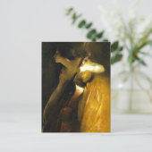 Vrouw die Cello speelt Briefkaart (Staand voorkant)