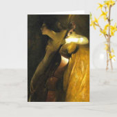 Vrouw die Cello speelt Kaart (Gele Bloem)