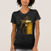Vrouw die Cello speelt T-shirt (Voorkant)