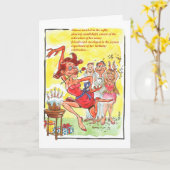 Vrouw die de fantasievolle kaart van de Dans van (Gele Bloem)