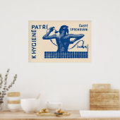 Vrouw die doucht Matchbox-kunstprint, Tsjechische Poster (Keuken)