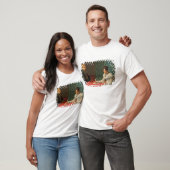 Vrouw die een brief schrijft t-shirt (Unisex)