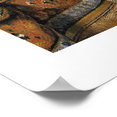 Vrouw die een brief schrijft van Gerard Ter Borch  Poster (Hoek)