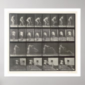 Vrouw die een emmer water gooit, bord 401 uit " poster (Voorkant)