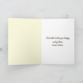 Vrouw die een harp in wilde bloemen speelt kaart (Binnen)