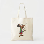 Vrouw die een muntstuk voert tote bag (Voorkant)
