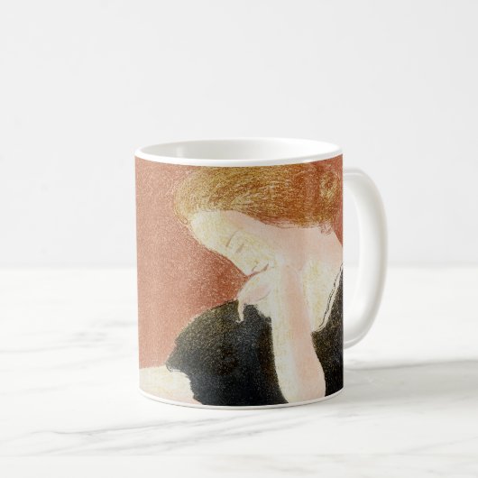 Vrouw die een Roos houdt, Maurice Denis Koffiemok (Voorkant rechts)