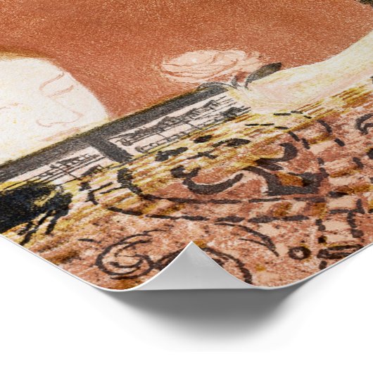 Vrouw die een Roos houdt, Maurice Denis Poster (Hoek)