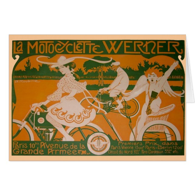  vrouw die fietst met cupid (Voorkant Horizontaal)