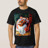 Vrouw die gitaar speelt door Pierre Renoir T-shirt (Voorkant)