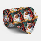 Vrouw die gitaar speelt van Pierre Renoir Stropdas (Opgerold)