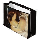 Vrouw die haar drogen (door Joseph DeCamp) Groot Cadeauzakje (Voorkant Gekanteld)