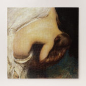 Vrouw die haar drogen (door Joseph DeCamp) Legpuzzel (Horizontaal)