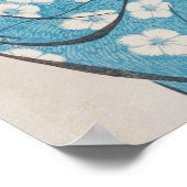 vrouw die haar Hair Goyō Hashiguchi bezoekt Poster (Hoek)