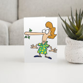 Vrouw die het leven heeft verkocht kaart