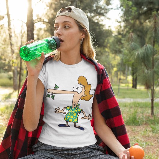 Vrouw die het leven heeft verkocht t-shirt