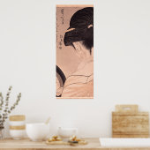 Vrouw die make-up maakt poster (Keuken)