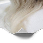 Vrouw die massage ontvangt poster (Hoek)