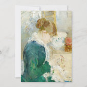vrouw die naait | Berthe Morisot (Voorkant)