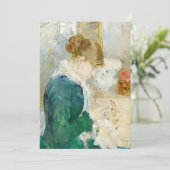 vrouw die naait | Berthe Morisot (Staand voorkant)