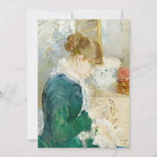 vrouw die naait   Berthe Morisot