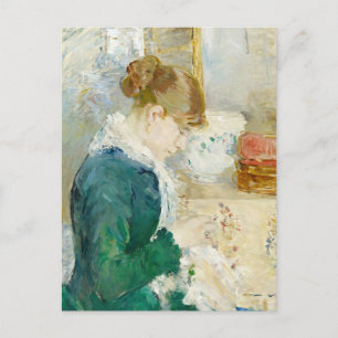 vrouw die naait Berthe Morisot Briefkaart