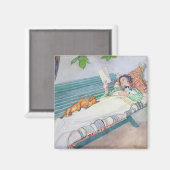 Vrouw die op een bank ligt, 1913 magneet (Voorkant / Achterkant)