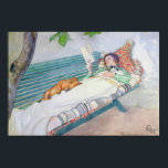 Vrouw die op een bank ligt, 1913 poster<br><div class="desc">Vrouw die op een bank ligt, 1913 | door Carl Larsson | Art Location: Louvre, Parijs, Frankrijk | Zweedse kunstenaar | Collectie Afbeelding nummer: XIR180155</div>