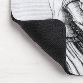 Vrouw die op een Toetsenbord speelt, 1635 Muismat (Hoek)