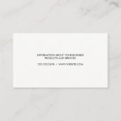 Vrouw die paraplu's optilt | Gym Afsprakenkaartje (Achterkant)