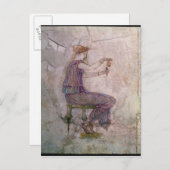 Vrouw die Perfume in een Filiaal giet Briefkaart (Voorkant / Achterkant)