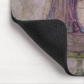 Vrouw die Perfume in een Filiaal giet Muismat (Hoek)