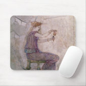 Vrouw die Perfume in een Filiaal giet Muismat (Met muis)