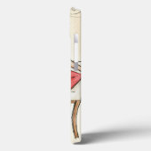 Vrouw die Rode Wijn drink Case-Mate iPhone Case (Achterkant / Links)