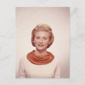 Vrouw die Sjaal dragen Briefkaart (Voorkant)