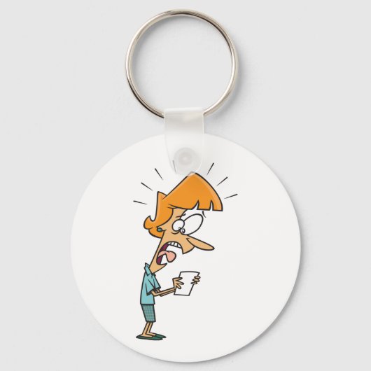 Vrouw die Sleutelhanger vrijmaakt (Voorkant)