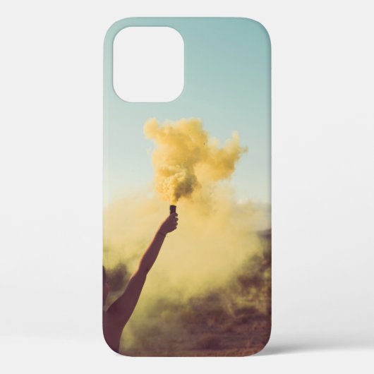 Vrouw die staat op woestijnstaarten Case-Mate iPhone case (Achterkant)