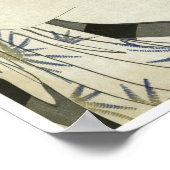 Vrouw die Sweat Utamaro Fine Japans kunstwerk wegv Poster (Hoek)