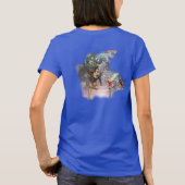 Vrouw die T-shirt wenst (Achterkant)