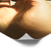 Vrouw die Violin speelt Poster (Hoek)